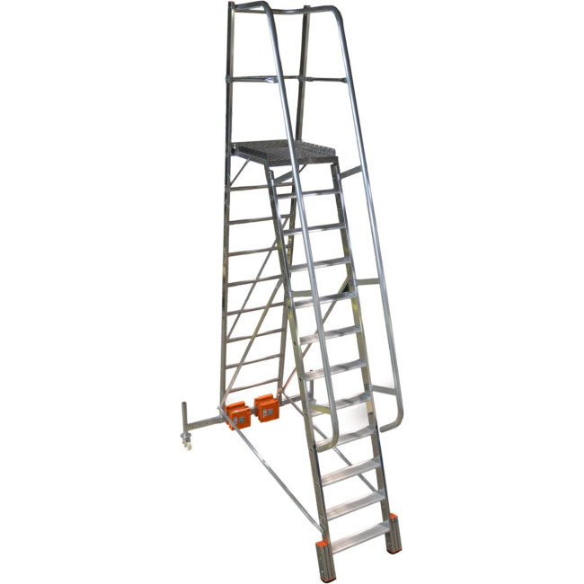 STABILO® Podestleiter Vario kompakt, 12 Stufen