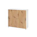 Schiebetürenschrank aus Holz - 3 Ordnerhöhen -...
