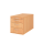Rollcontainer aus Holz - 4 Schubladen - unsichtbare Rollen - buche - Bogengriff Metall